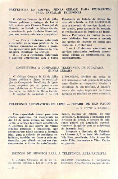 Page 14 - Telebrasil - Agosto 1962